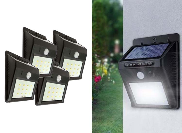Deal Donkey - Grundig Solar Wandlamp - Met Sensor - Voor Buiten - 20 Lm - 4 Stuks Deal Donkey - Grundig Solar Wandlamp - Met Sensor - Voor Buiten - 20 Lm - 4 Stuks