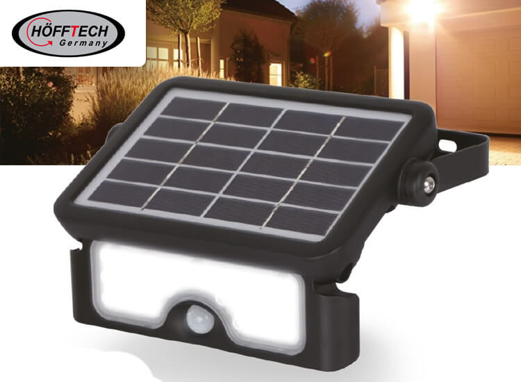 Deal Donkey - Höfftech Ultra Krachtige Solar Led Floodlight - Lichtopbrengst Van 500 Lumen