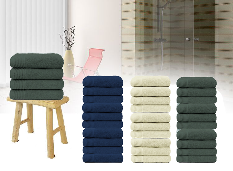 Deal Donkey - Handdoeken 50 X 100 Cm - 100% Katoen - 450 Gr/M² - 10 Stuks Deal Donkey - Handdoeken 50 X 100 Cm - 100% Katoen - 450 Gr/M² - 10 Stuks