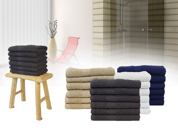 Deal Donkey - Handdoeken Of Badhanddoeken 100% Katoen Hotelkwaliteit - 6 Pack Deal Donkey - Handdoeken Of Badhanddoeken 100% Katoen Hotelkwaliteit - 6 Pack