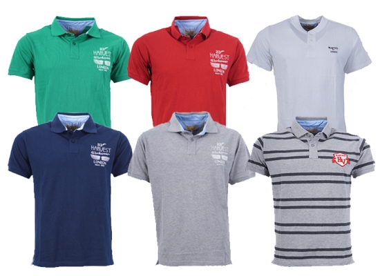 Deal Donkey - Harvest London Heren Polo'S Deal Donkey - Harvest London Heren Polo'S