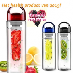 Deal Donkey - Heerlijk Fris Fruitwater Met De Fruit Infuser Fles