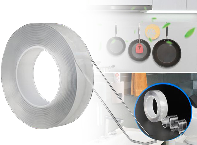 Deal Donkey - Herbruikbare Dubbelzijdig Nano Tape - 3 Meter Deal Donkey - Herbruikbare Dubbelzijdig Nano Tape - 3 Meter
