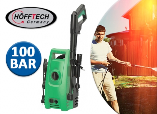 Deal Donkey - Hofftech 1200 Watt Hogedrukreiniger 100 Bar - Krachtig En Compact Deal Donkey - Hofftech 1200 Watt Hogedrukreiniger 100 Bar - Krachtig En Compact