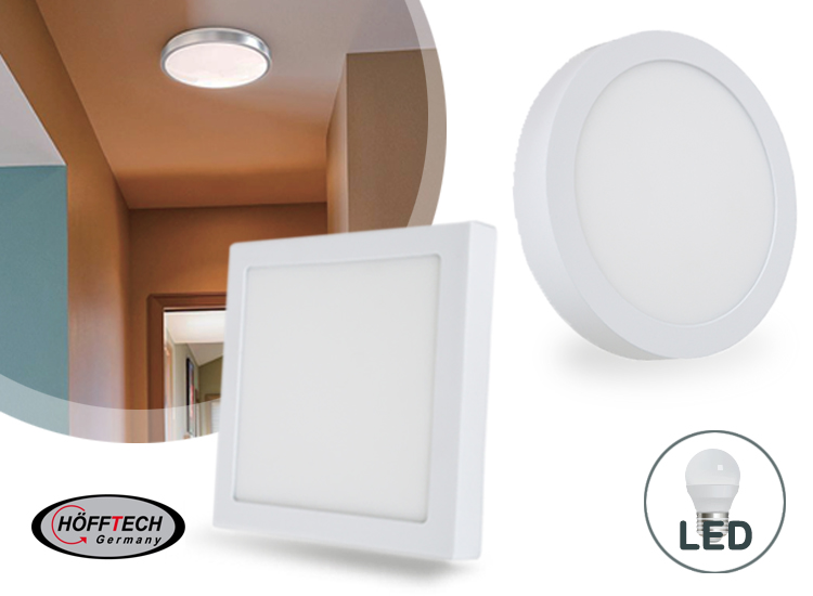 Deal Donkey - Hofftech Ronde Of Vierkante Led Plafondlamp - Bespaar Op Je Energiekosten Deal Donkey - Hofftech Ronde Of Vierkante Led Plafondlamp - Bespaar Op Je Energiekosten