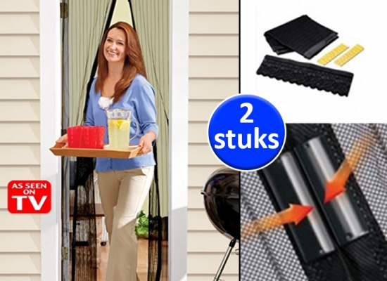 Deal Donkey - Hordeur Met Magneetsluiting (2 Stuks) Deal Donkey - Hordeur Met Magneetsluiting (2 Stuks)