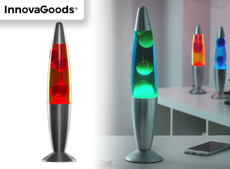 Deal Donkey - Innovagoods Lavalamp - Rood, Groen Of Blauw Deal Donkey - Innovagoods Lavalamp - Rood, Groen Of Blauw
