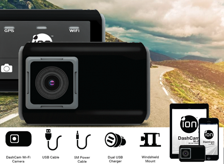 Deal Donkey - Ion Dashcam - Super Hd | Wide Angle | Gps | Wifi