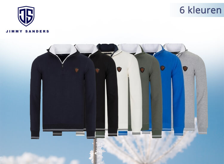 Deal Donkey - Jimmy Sanders Herentruien - 100% Katoen - Kies Uit 6 Kleuren Deal Donkey - Jimmy Sanders Herentruien - 100% Katoen - Kies Uit 6 Kleuren