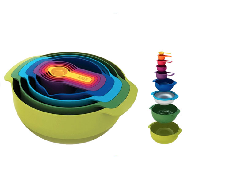 Deal Donkey - Joseph Joseph Nest 9 Plus Meng- En Maatkommen - Set Van 9 - Verschillende Kleuren Deal Donkey - Joseph Joseph Nest 9 Plus Meng- En Maatkommen - Set Van 9 - Verschillende Kleuren