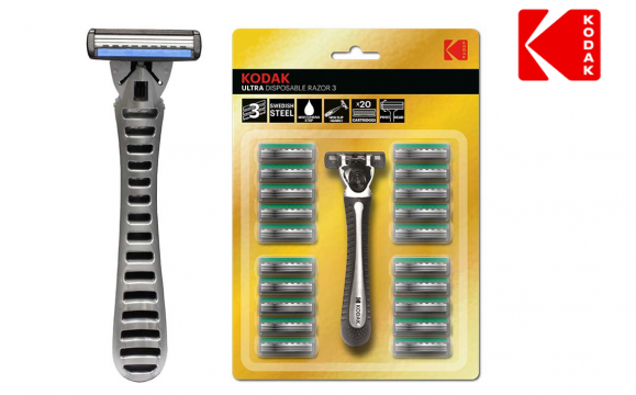 Deal Donkey - Kodak Ultra Razor Scheermes + 20 Extra Mesjes Deal Donkey - Kodak Ultra Razor Scheermes + 20 Extra Mesjes