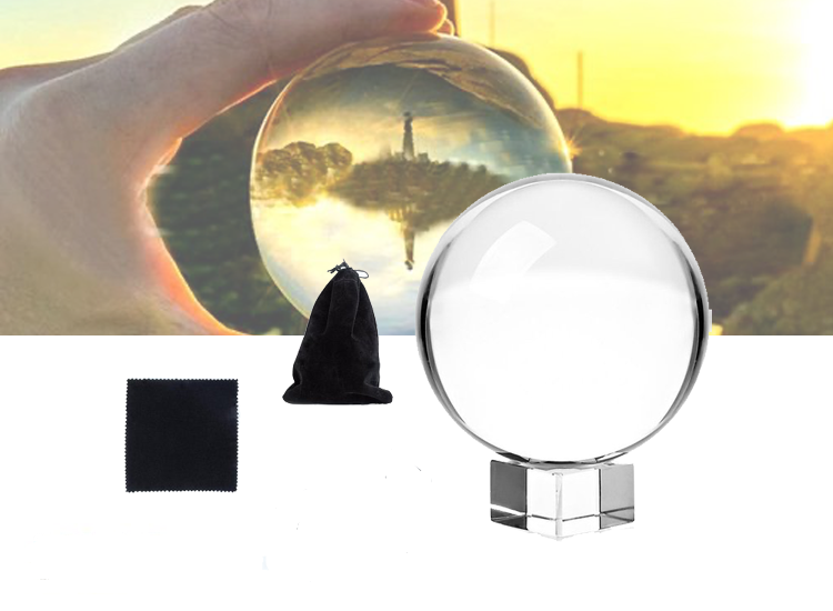 Deal Donkey - Kristallen Glazen Foto Bol Incl. Houder Voor Fotografie & Decoratie 80 Mm - Lensball Deal Donkey - Kristallen Glazen Foto Bol Incl. Houder Voor Fotografie & Decoratie 80 Mm - Lensball