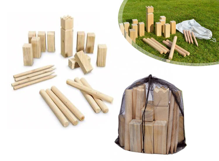 Deal Donkey - Kubb Houten Kegelspel - Xxl