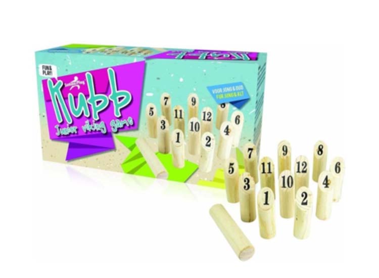 Deal Donkey - Kubb Spel Met Cijfers - 32 Cm Deal Donkey - Kubb Spel Met Cijfers - 32 Cm