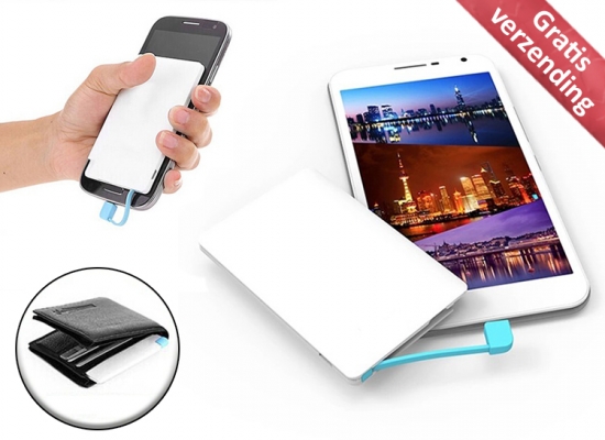 Deal Donkey - Laad Je Mobiel Op Met De Credit Card Powerbank Deal Donkey - Laad Je Mobiel Op Met De Credit Card Powerbank