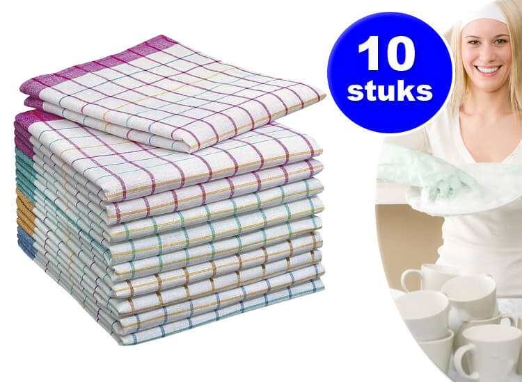 Deal Donkey - Lifetime Clean Theedoeken - 10 Stuks