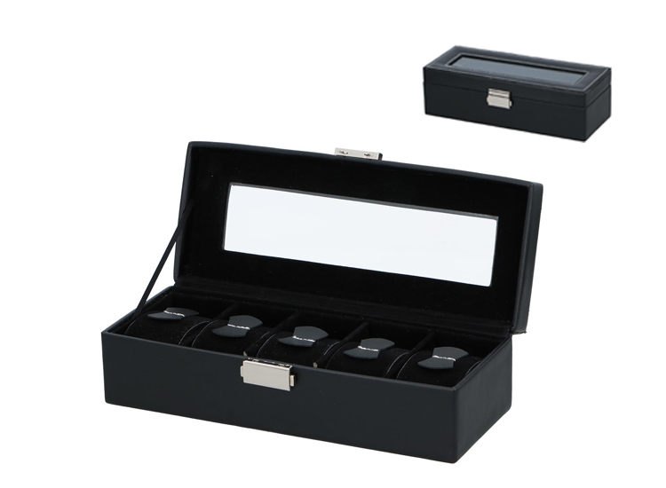 Deal Donkey - Luxe Horlogebox Voor 5 Horloges - Horlogedoos Deal Donkey - Luxe Horlogebox Voor 5 Horloges - Horlogedoos