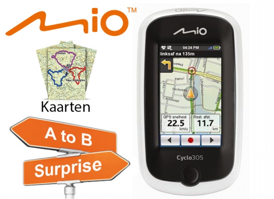 Deal Donkey - Mio Cyclo 305 Hc West Europa Fiets Navigatie Deal Donkey - Mio Cyclo 305 Hc West Europa Fiets Navigatie