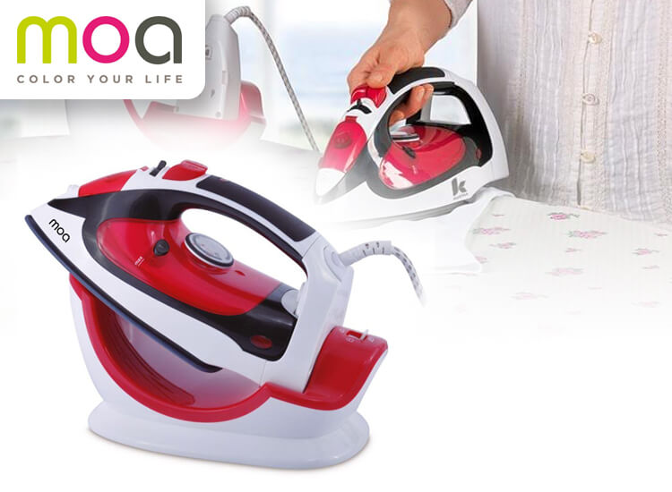 Deal Donkey - Moa Draadloos Stoomstrijkijzer 2400W Deal Donkey - Moa Draadloos Stoomstrijkijzer 2400W