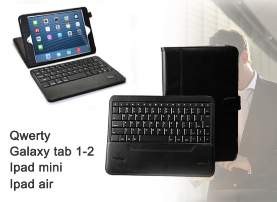 Deal Donkey - Mr Handsfree Blue Tablet Cases Met Qwerty Toetsenbord Deal Donkey - Mr Handsfree Blue Tablet Cases Met Qwerty Toetsenbord