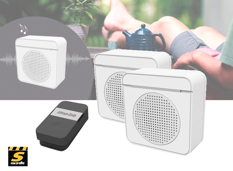 Deal Donkey - Mr Safe Draadloze Deurbelset - 2 Ontvangers Deal Donkey - Mr Safe Draadloze Deurbelset - 2 Ontvangers