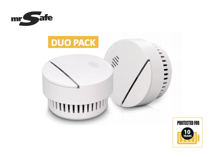 Deal Donkey - Mr Safe Sd-100 Rookmelders - 10 Jaar Batterij - 2 Stuks Deal Donkey - Mr Safe Sd-100 Rookmelders - 10 Jaar Batterij - 2 Stuks