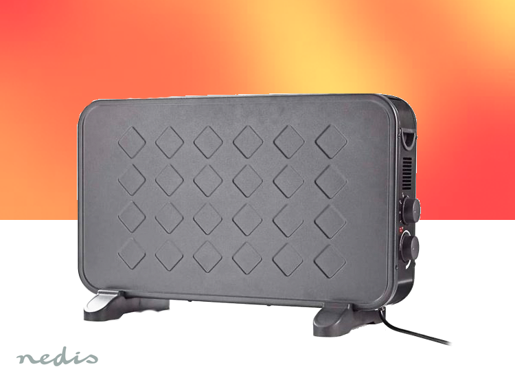 Deal Donkey - Nedis Convectieverwarming - 1200/2000 Watt - Zwart Deal Donkey - Nedis Convectieverwarming - 1200/2000 Watt - Zwart