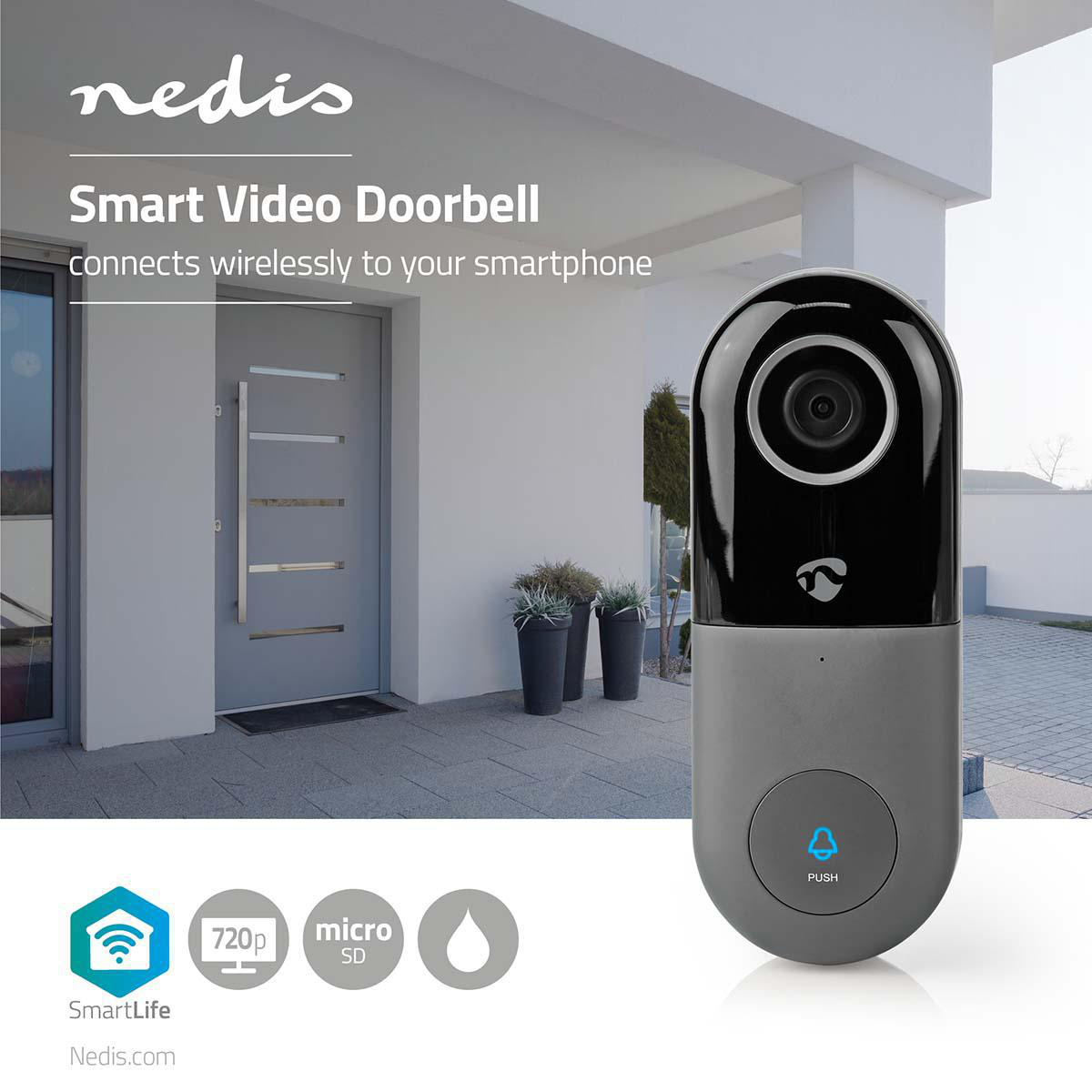Deal Donkey - Nedis Videodeurbel - Hd 720P - Bediening Via App Deal Donkey - Nedis Videodeurbel - Hd 720P - Bediening Via App