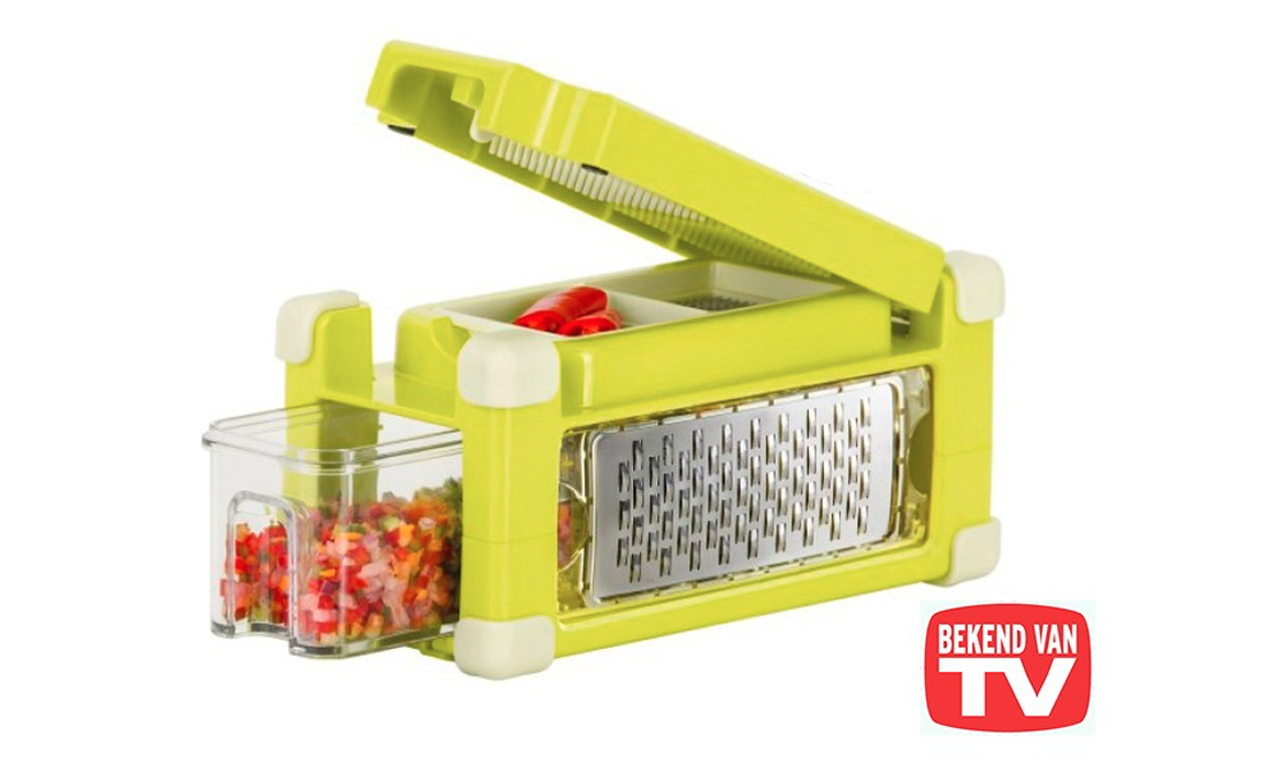 Deal Donkey - Nicer Dicer Magic Cube Gourmet, Met Elke Draai Een Nieuwe Snijvariant Deal Donkey - Nicer Dicer Magic Cube Gourmet, Met Elke Draai Een Nieuwe Snijvariant