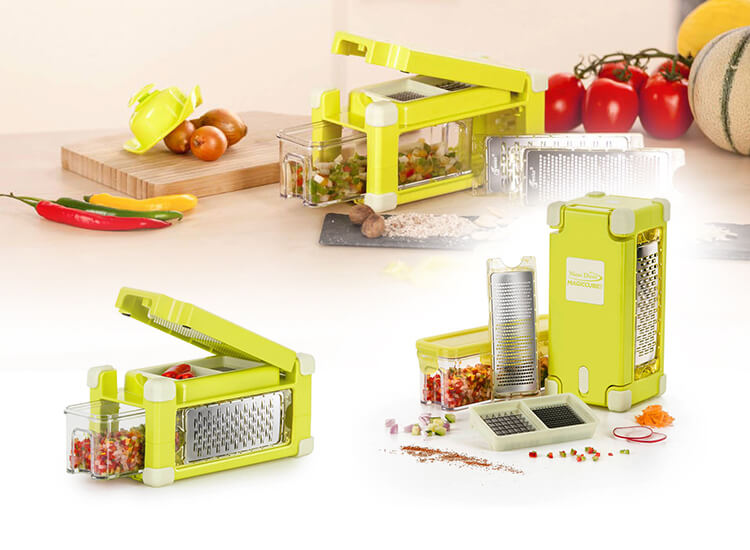 Deal Donkey - Nicer Dicer Magic Cube Gourmet Yellow 9 Delig Deal Donkey - Nicer Dicer Magic Cube Gourmet Yellow 9 Delig