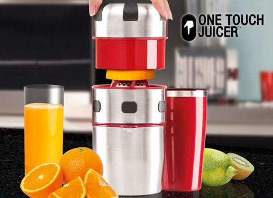 Deal Donkey - One Touch Juicer Professionele Stalen Citruspers