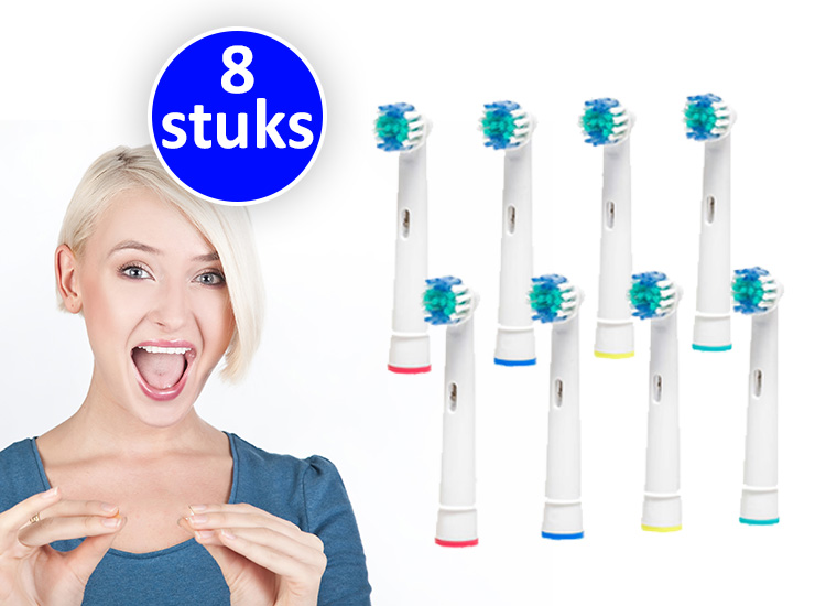 Deal Donkey - Opzetborstels Flexisoft - 8 Stuks - Geschikt Voor Oral-B Tandenborstels Deal Donkey - Opzetborstels Flexisoft - 8 Stuks - Geschikt Voor Oral-B Tandenborstels