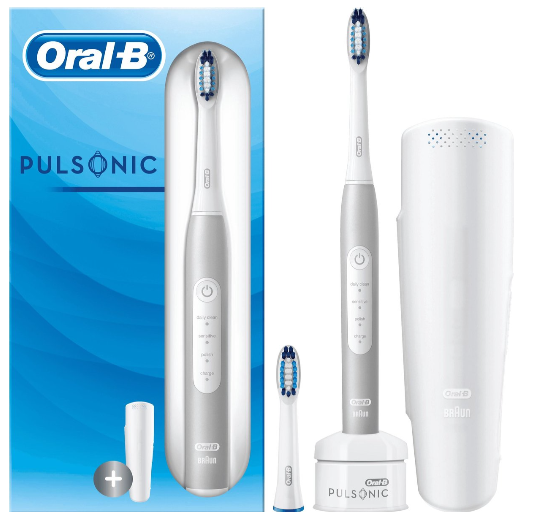 Deal Donkey - Oral-B Pulsonic Slim Luxe4200 - Elektrische Tandenborstel - Travel Edition Platinum Deal Donkey - Oral-B Pulsonic Slim Luxe4200 - Elektrische Tandenborstel - Travel Edition Platinum