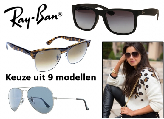 Deal Donkey - Originele Ray-Ban Zonnebrillen; Keuze Uit 9 Bekende Modellen