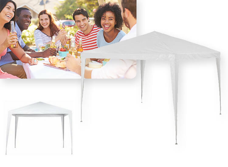 Deal Donkey - Partytent Opvouwbaar - Wit - 3 X 3 M Deal Donkey - Partytent Opvouwbaar - Wit - 3 X 3 M