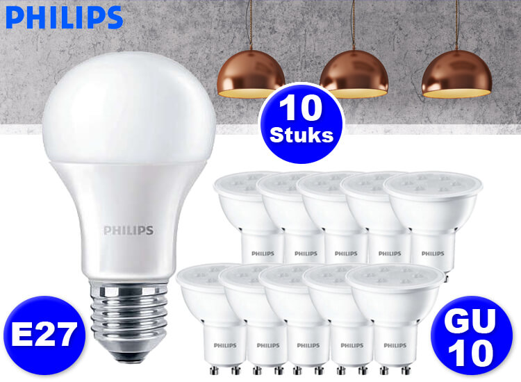 Deal Donkey - Philips Led-Lampen - 10 Stuks Deal Donkey - Philips Led-Lampen - 10 Stuks