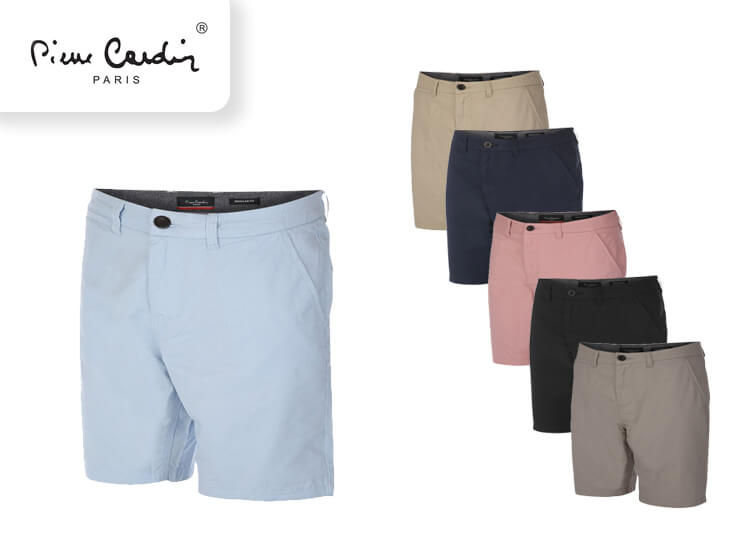 Deal Donkey - Pierre Cardin Chino Korte Broek Deal Donkey - Pierre Cardin Chino Korte Broek