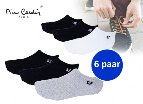 Deal Donkey - Pierre Cardin Enkelsokken - 6 Paar Deal Donkey - Pierre Cardin Enkelsokken - 6 Paar