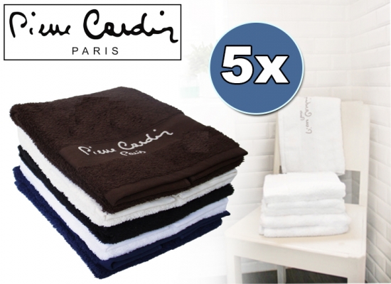 Deal Donkey - Pierre Cardin Handdoeken - 5 Stuks - 500Gr - 100% Katoen