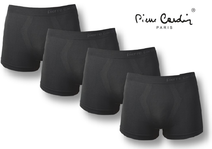 Deal Donkey - Pierre Cardin Heren Boxershorts - Zwart - 4 Stuks Deal Donkey - Pierre Cardin Heren Boxershorts - Zwart - 4 Stuks