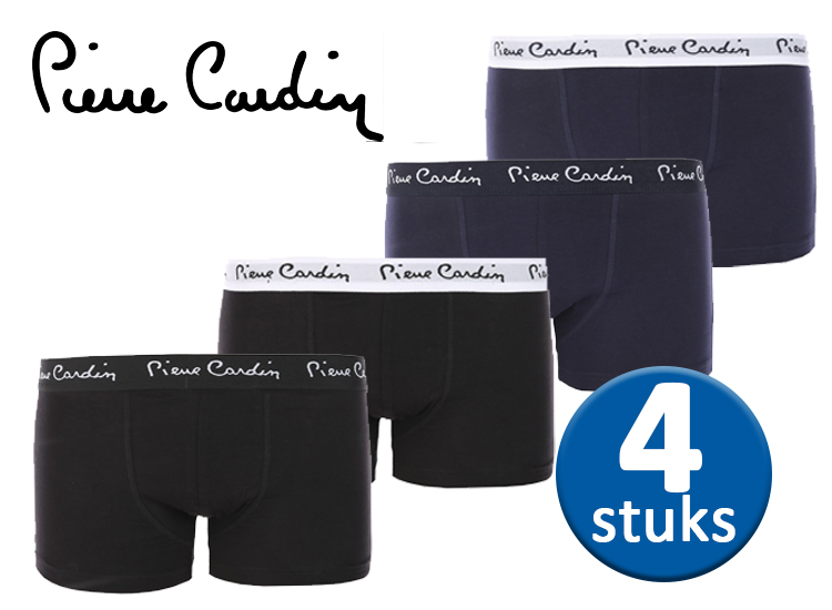 Deal Donkey - Pierre Cardin Herenboxers - Katoen - 4 Stuks Deal Donkey - Pierre Cardin Herenboxers - Katoen - 4 Stuks