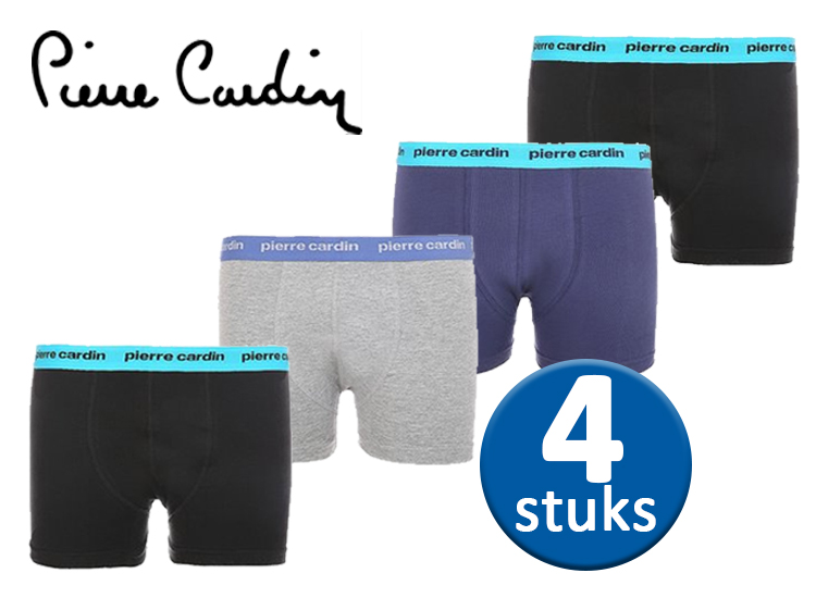 Deal Donkey - Pierre Cardin Herenboxers - Katoen - 4-Pack Deal Donkey - Pierre Cardin Herenboxers - Katoen - 4-Pack