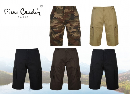 Deal Donkey - Pierre Cardin Korte Broek Voor Heren - Combat-Broeken Van 100% Katoen Deal Donkey - Pierre Cardin Korte Broek Voor Heren - Combat-Broeken Van 100% Katoen