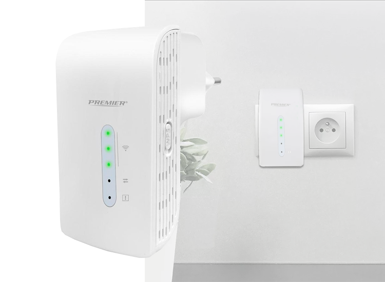 Deal Donkey - Premier Wr06 Wifi Repeater - Wifi Versterker - 1200Mbps Deal Donkey - Premier Wr06 Wifi Repeater - Wifi Versterker - 1200Mbps