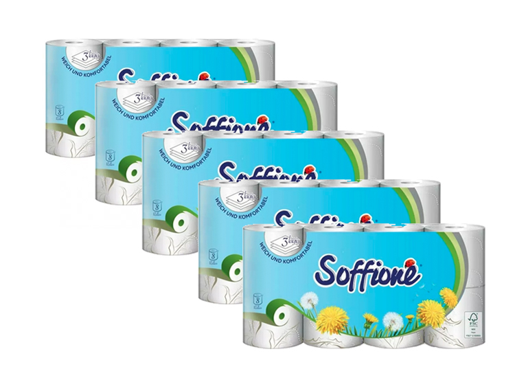 Deal Donkey - Premio Soffione Toiletpapier - 40 Rollen - 3-Laags Deal Donkey - Premio Soffione Toiletpapier - 40 Rollen - 3-Laags