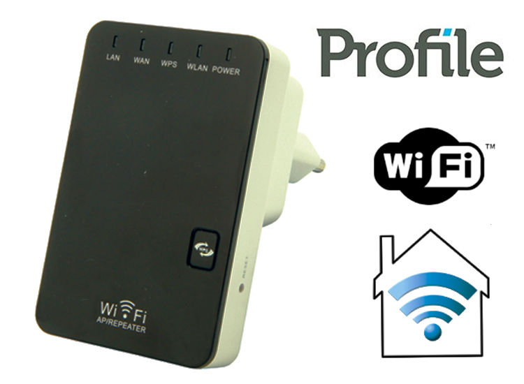 Deal Donkey - Profile Wifi-Versterker - High-Speed Draadloos Surfen Tot 300Mbps