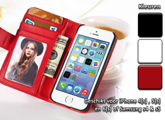 Deal Donkey - Pu Lederen Smartphone Wallet Deal Donkey - Pu Lederen Smartphone Wallet