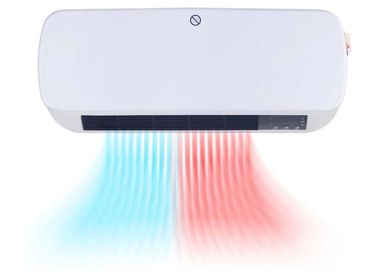Deal Donkey - Qlt 2-In-1 Wandkachel Elektrische Verwarming Met Verkoeling Wit Deal Donkey - Qlt 2-In-1 Wandkachel Elektrische Verwarming Met Verkoeling Wit