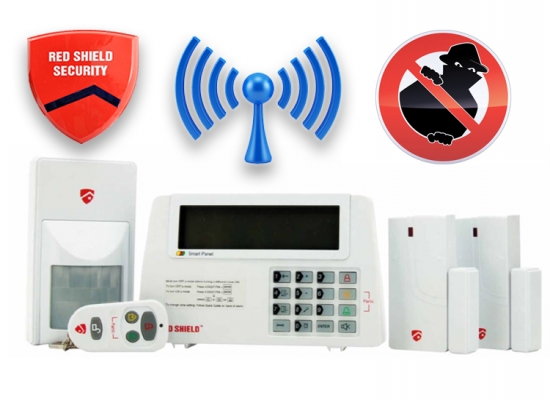 Deal Donkey - Red Shield Plug En Play Voorgeprogrammeerd Draadloos Alarmsysteem
