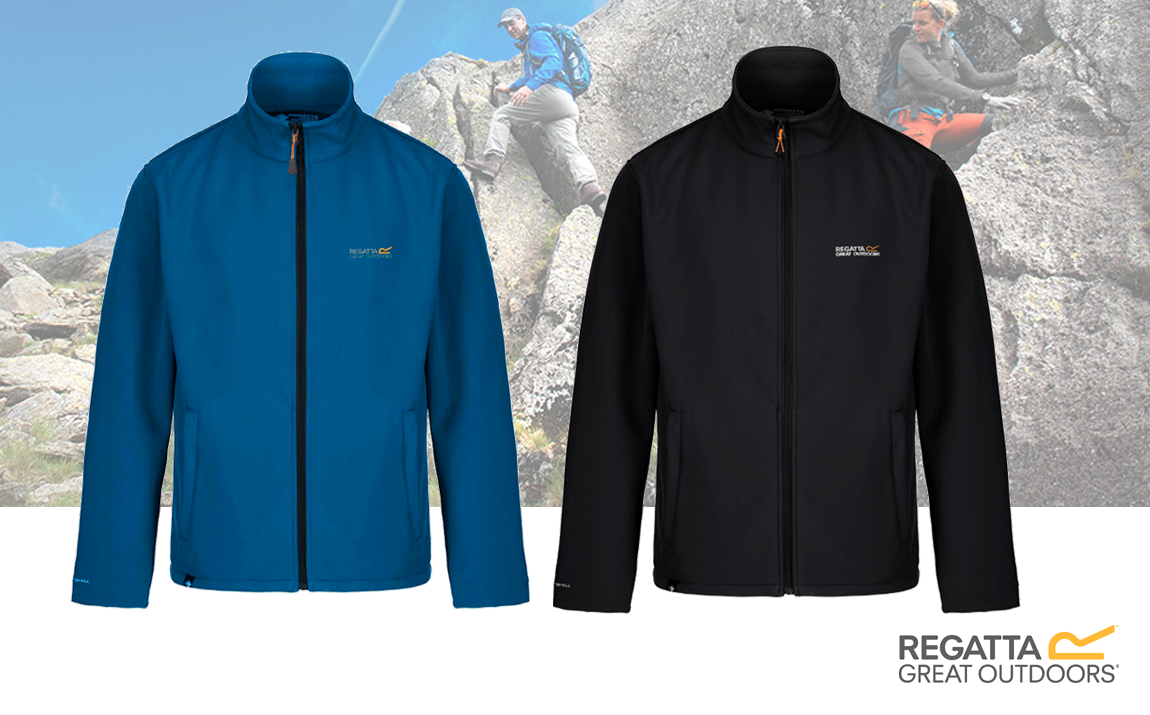 Deal Donkey - Regatta Cera Iii Softshell Jas - Zwart Of Blauw Deal Donkey - Regatta Cera Iii Softshell Jas - Zwart Of Blauw